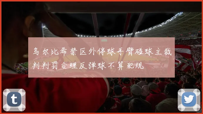 乌尔比希禁区外停球手臂碰球主裁判判罚合理反弹球不算犯规